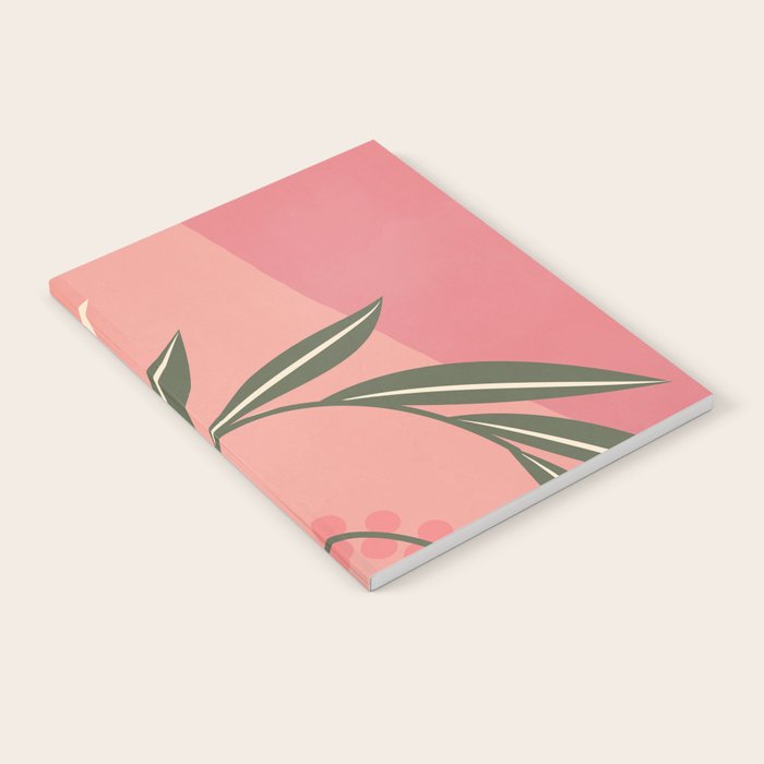 Minimal Abstract Flowers 21 Notebook Gallery Image 2