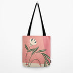 Minimal Abstract Flowers 21 Tote Bag Gallery Image 2