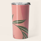 Minimal Abstract Flowers 21 Travel Mug Gallery Image 2