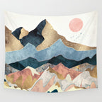 Golden Peaks Wall Tapestry Gallery Image 4