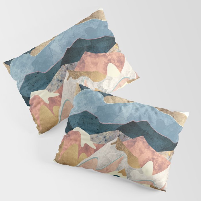 Golden Peaks Pillow Sham Gallery Image 1