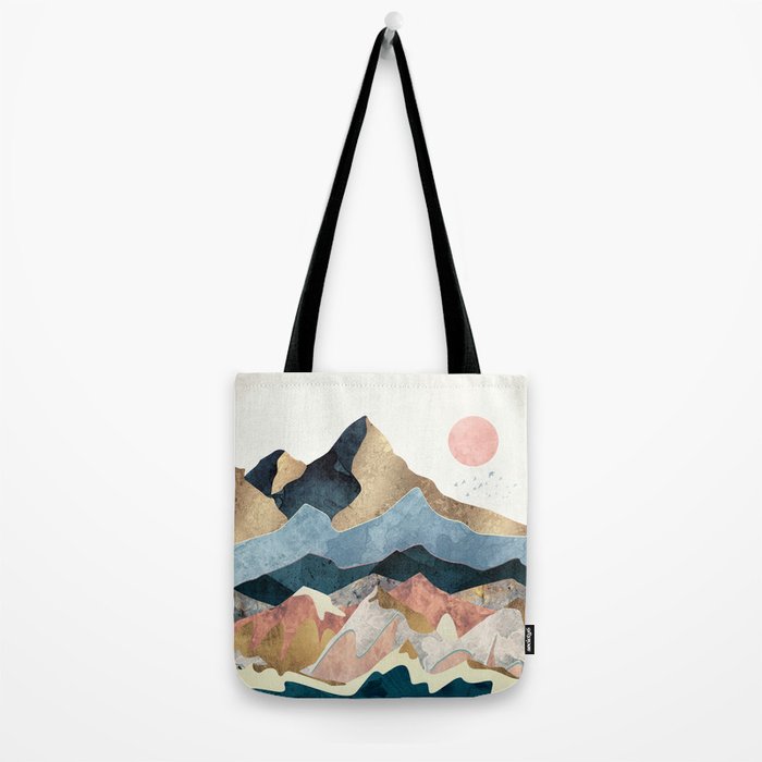 Golden Peaks Tote Bag Gallery Image 2