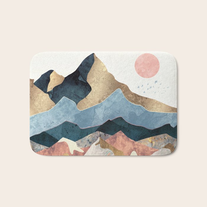Golden Peaks Bath Mat Gallery Image 1