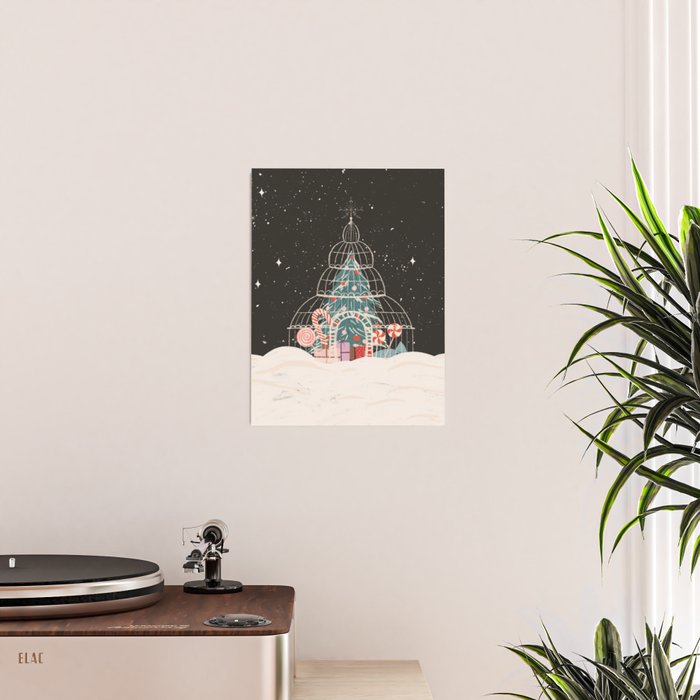 Enchanted Winter Glasshouse Filled with Festive Delights Poster Gallery Image 2