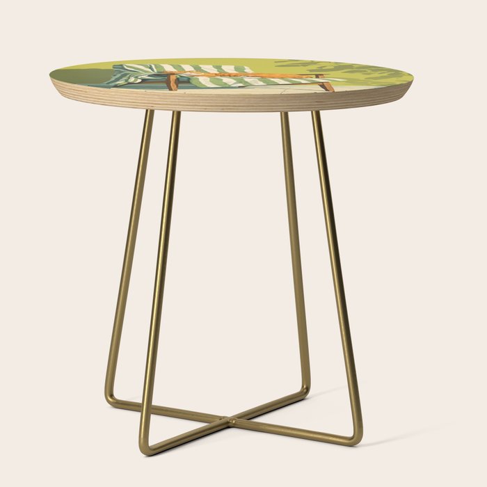 Sleeping Ginger Cat Sunshine Side Table Gallery Image 1