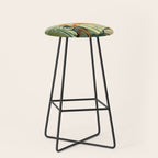 Sleeping Ginger Cat Sunshine Stool Gallery Image 1