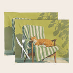 Sleeping Ginger Cat Sunshine Placemat Gallery Image 1