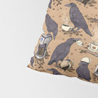 Corvids & Coffee Pillow Sham Gallery Image 4