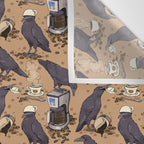 Corvids & Coffee Wall Tapestry Gallery Image 3