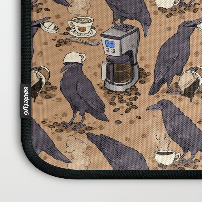 Corvids & Coffee Laptop Sleeve Gallery Image 3