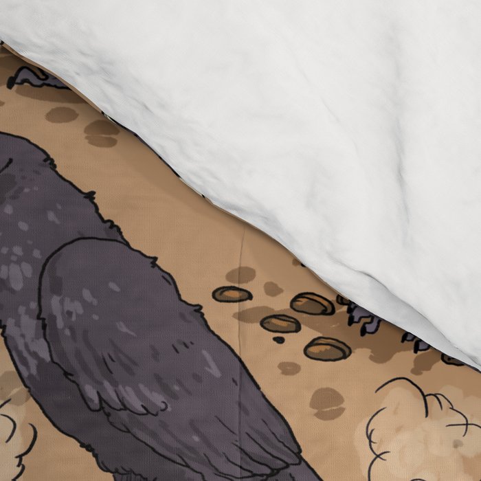 Corvids & Coffee Comforter Gallery Image 4