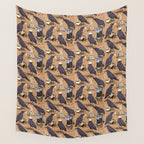 Corvids & Coffee Wall Tapestry Gallery Image 4