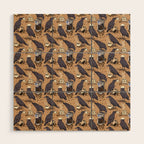 Corvids & Coffee Wood Wall Art Gallery Image 1