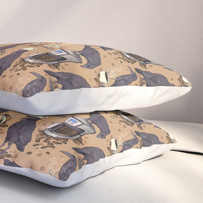 Corvids & Coffee Pillow Sham Gallery Image 3