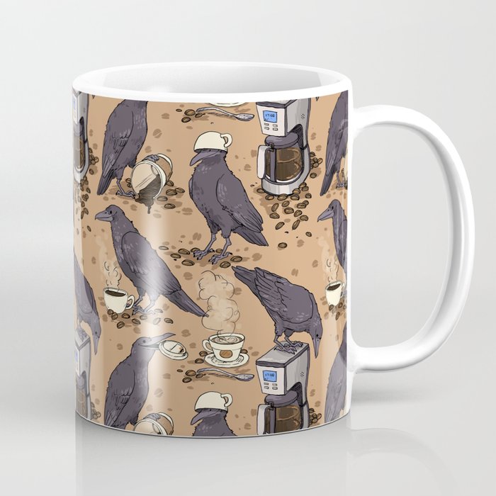 Corvids & Coffee Coffee Mug Gallery Image 1