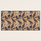 Corvids & Coffee Desk Mat Gallery Image 3