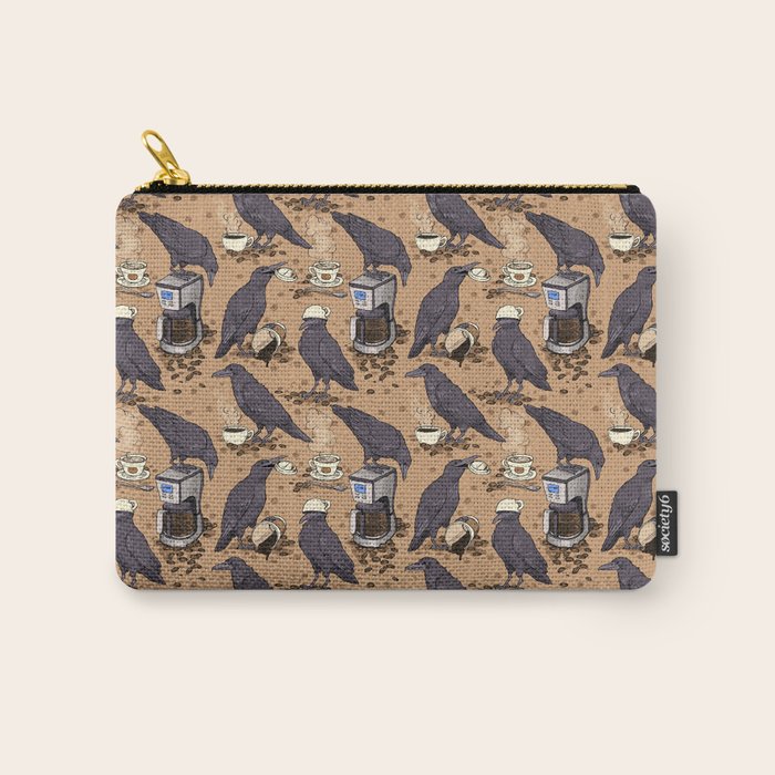 Corvids & Coffee Carry All Pouch Gallery Image 1