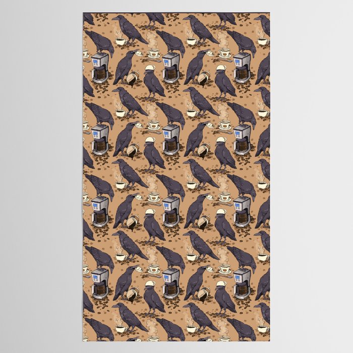 Corvids & Coffee Tablecloth Gallery Image 2