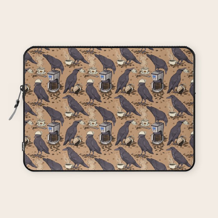 Corvids & Coffee Laptop Sleeve Gallery Image 1
