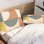 Mid Century Modern Geometric 23 Pillow Sham Gallery Image 2