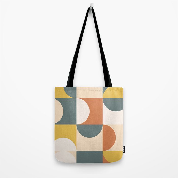 Mid Century Modern Geometric 23 Tote Bag Gallery Image 2