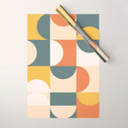 Mid Century Modern Geometric 23 Wrapping Paper Gallery Image 1