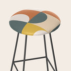 Mid Century Modern Geometric 23 Stool Gallery Image 2