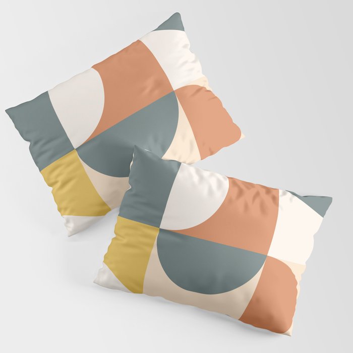 Mid Century Modern Geometric 23 Pillow Sham Gallery Image 3