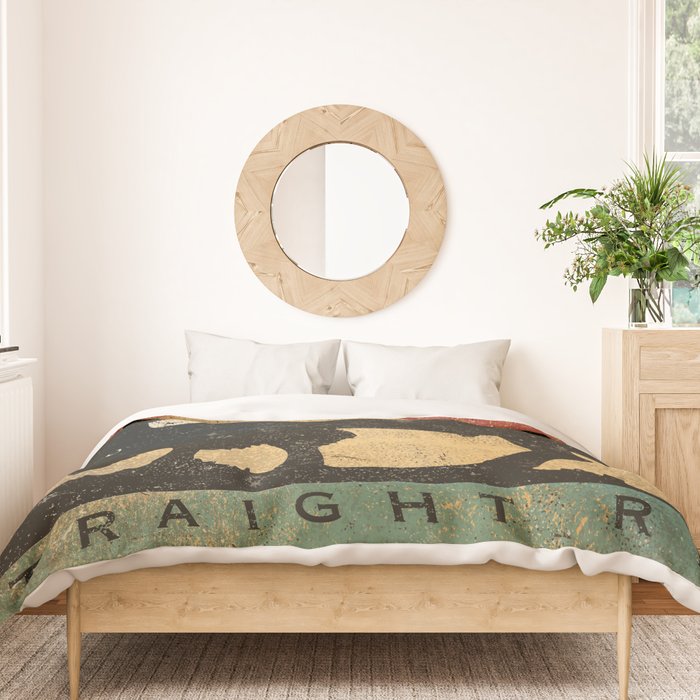 Bison Buffalo Whiskey Bourbon Duvet Cover Gallery Image 3