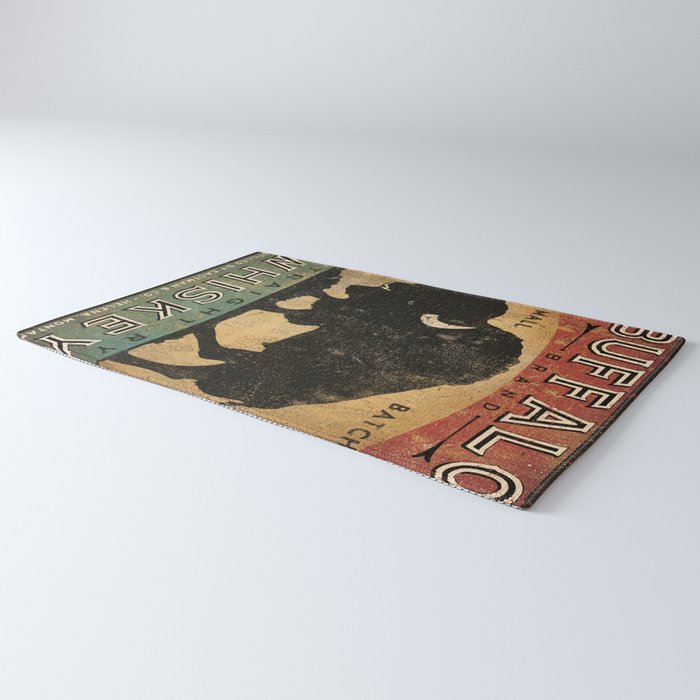 Bison Buffalo Whiskey Bourbon Rug Gallery Image 3