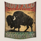 Bison Buffalo Whiskey Bourbon Wall Tapestry Gallery Image 4