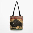 Bison Buffalo Whiskey Bourbon Tote Bag Gallery Image 2