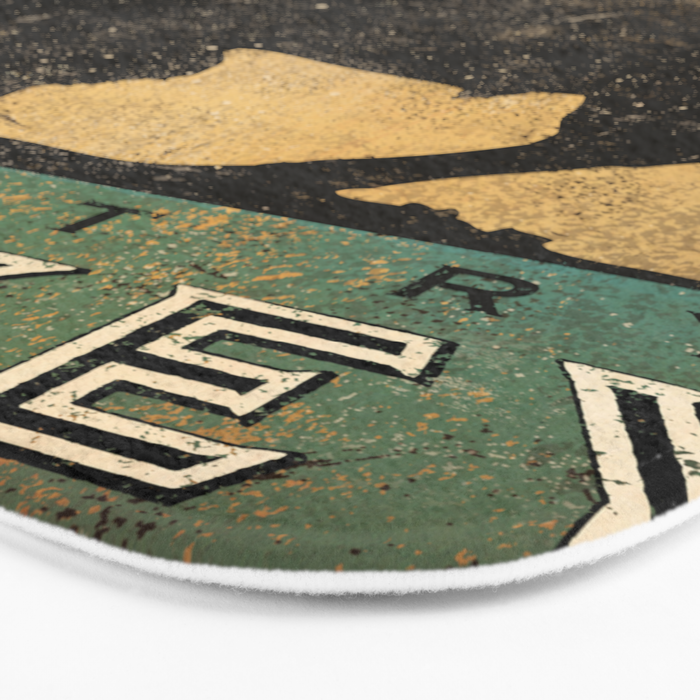 Bison Buffalo Whiskey Bourbon Bath Mat Gallery Image 3