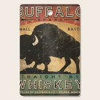 Bison Buffalo Whiskey Bourbon Cutting Board Gallery Image 1