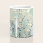 Van Gogh Almond Blossoms Muted Teal Cream Coffee Mug Gallery Image 4
