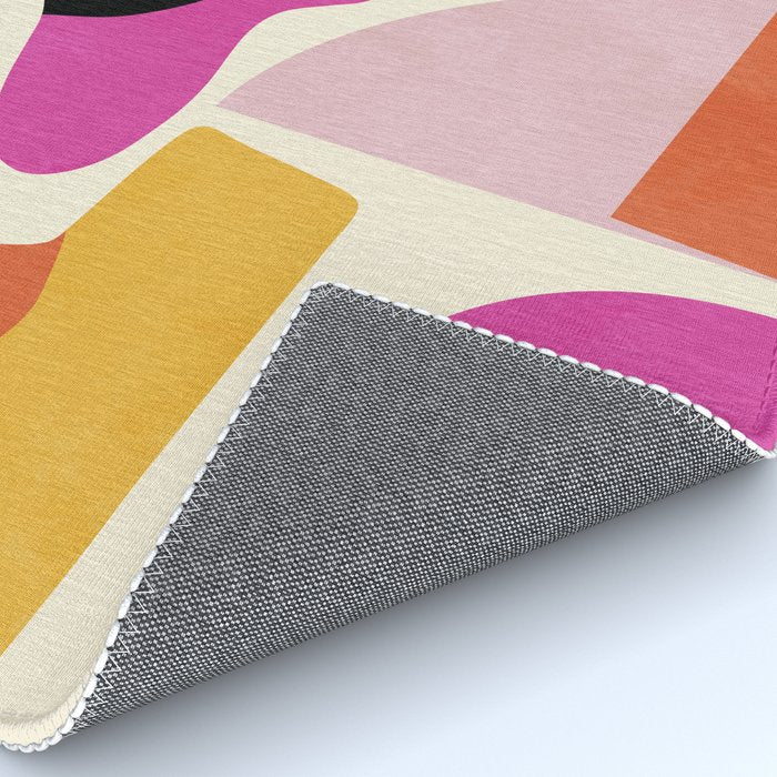 mid century modern abstract 9 Rug Gallery Image 4