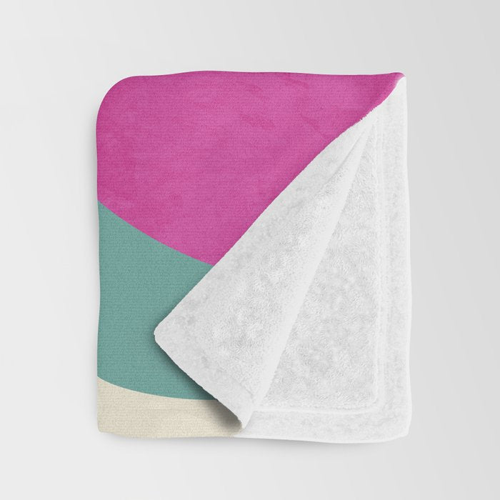 mid century modern abstract 9 Throw Blanket Gallery Image 3