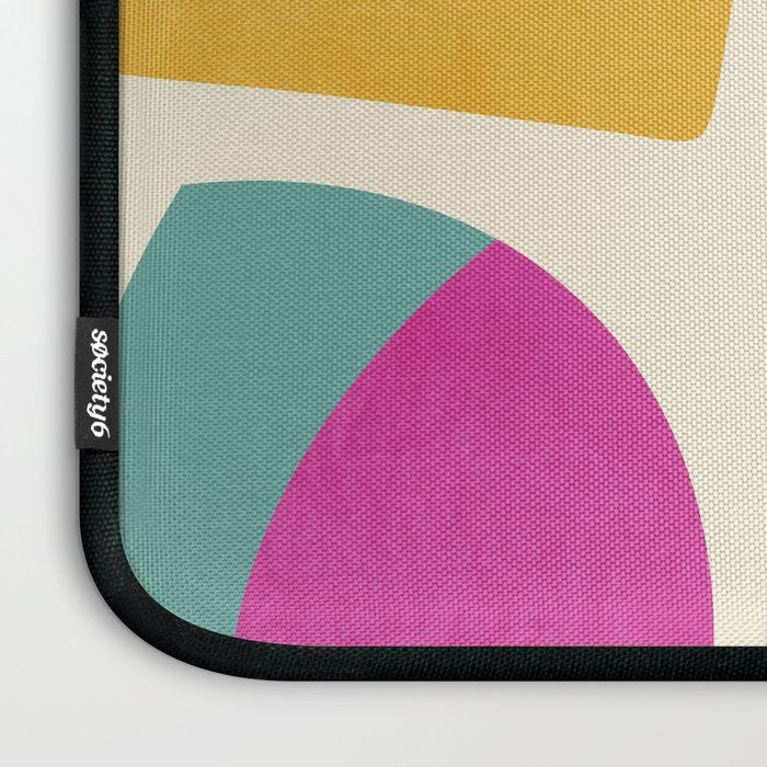 mid century modern abstract 9 Laptop Sleeve Gallery Image 3