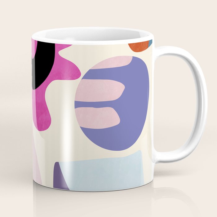 mid century modern abstract 9 Coffee Mug Gallery Image 1