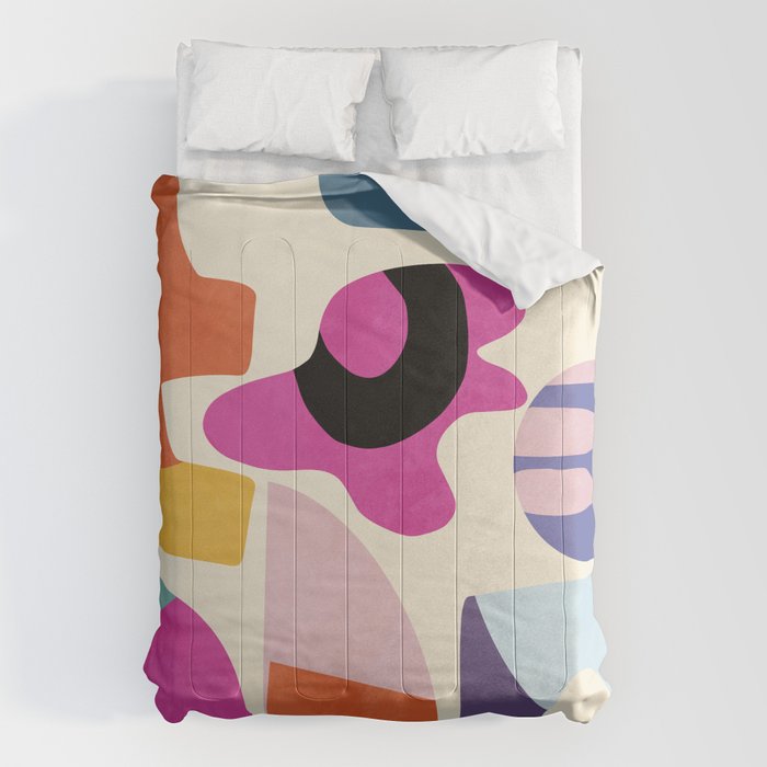 mid century modern abstract 9 Comforter Gallery Image 6