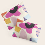 mid century modern abstract 9 Pillow Sham Gallery Image 3