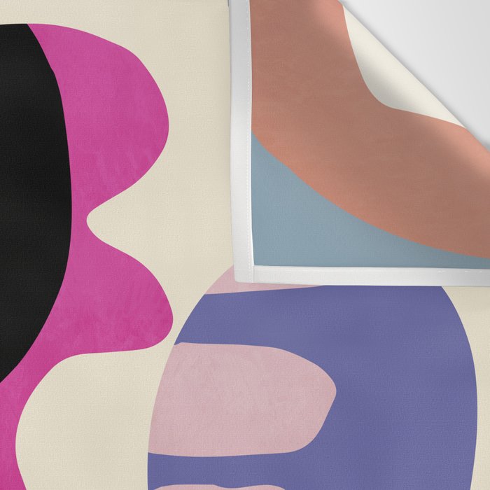 mid century modern abstract 9 Wall Tapestry Gallery Image 3