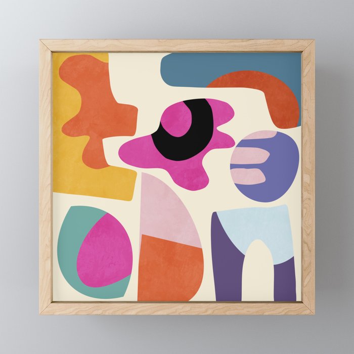 mid century modern abstract 9 Mini Art Print Gallery Image 1