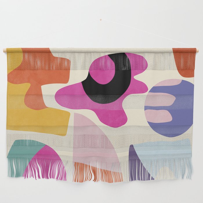 mid century modern abstract 9 Wall Hanging Gallery Image 1