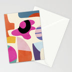 mid century modern abstract 9 Stationery Card Gallery Image 2