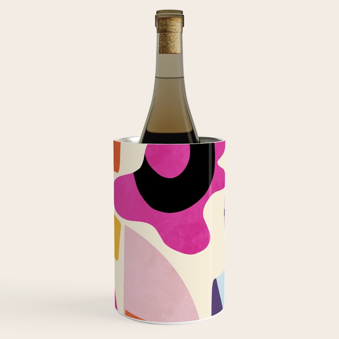 mid century modern abstract 9 Wine Chiller Gallery Image 1