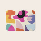 mid century modern abstract 9 Bath Mat Gallery Image 1