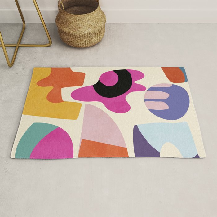 mid century modern abstract 9 Rug Gallery Image 1