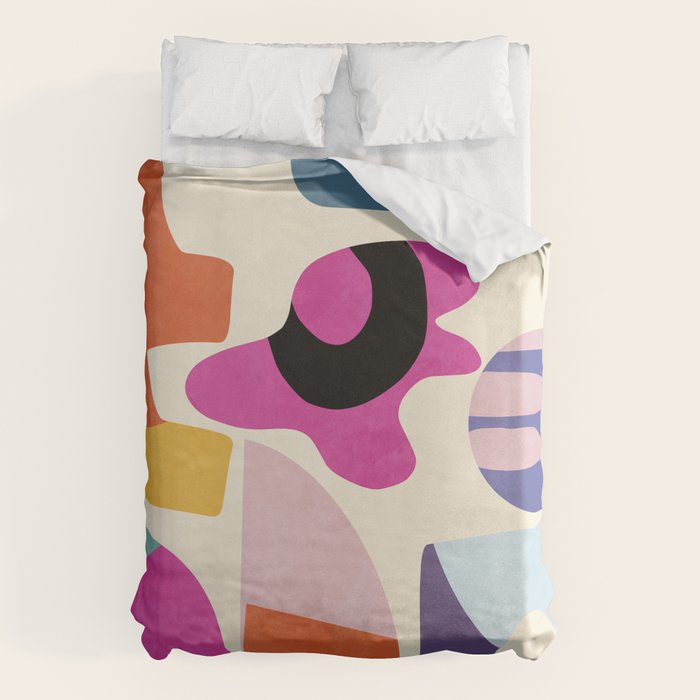 mid century modern abstract 9 Duvet Cover Gallery Image 6