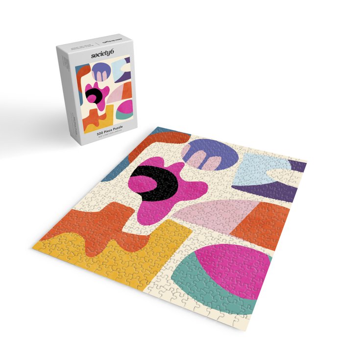 mid century modern abstract 9 Jigsaw Puzzle Gallery Image 2